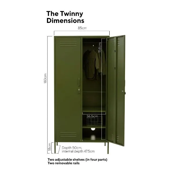 Mustard Made The Twinny Storage Locker - Olive