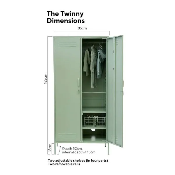 Mustard Made The Twinny Storage Locker - Sage