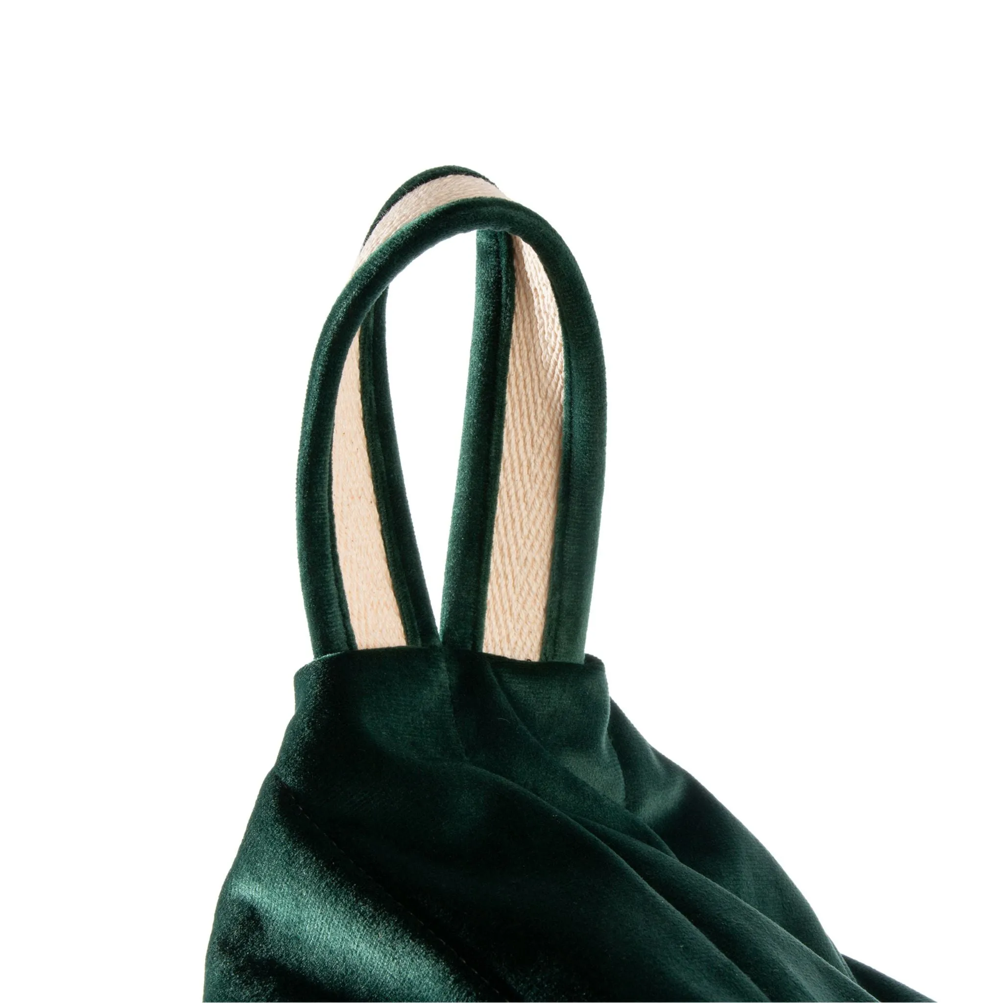 Nobodinoz Essaouira Velvet Beanbag - Jungle Green