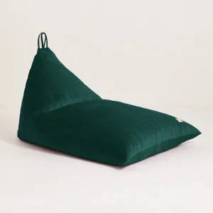 Nobodinoz Essaouira Velvet Beanbag - Jungle Green