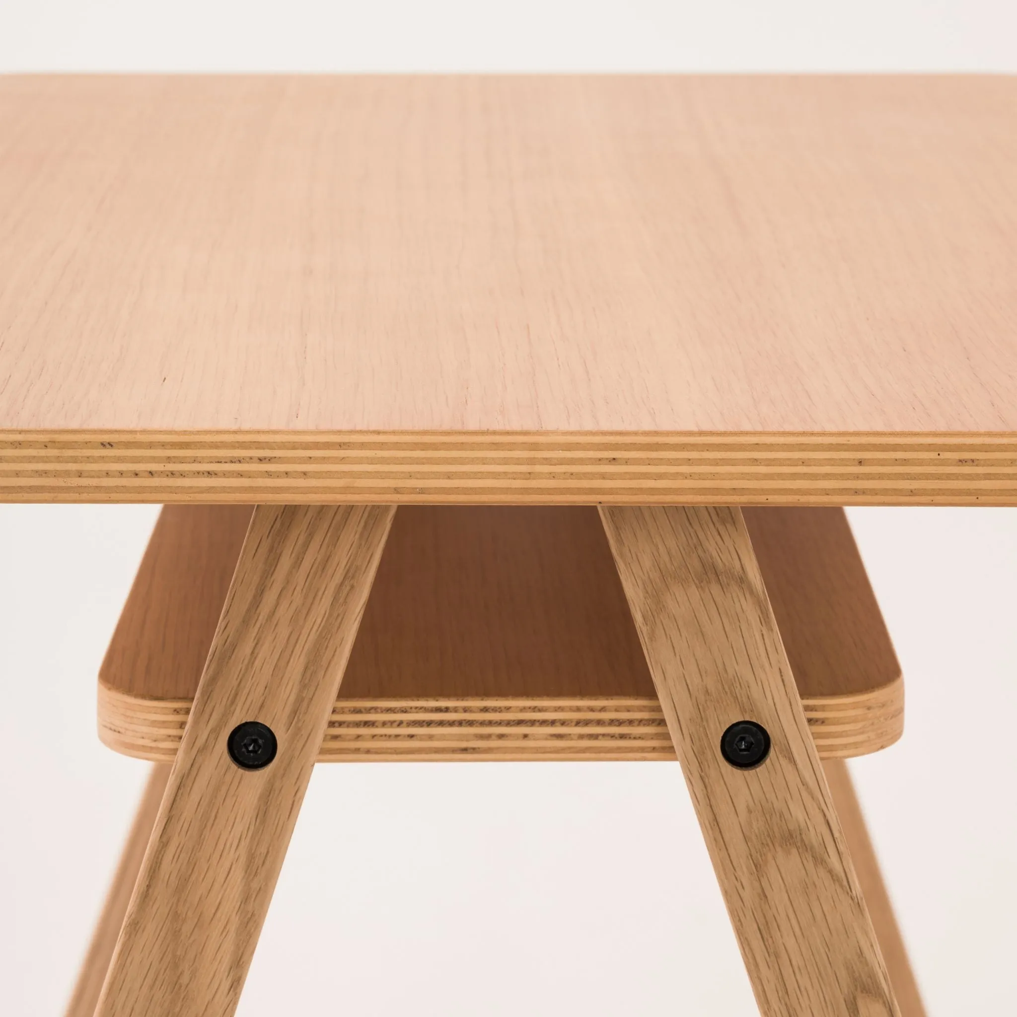 Nobodinoz Growing Green Solid Wood Table - Natural Oak