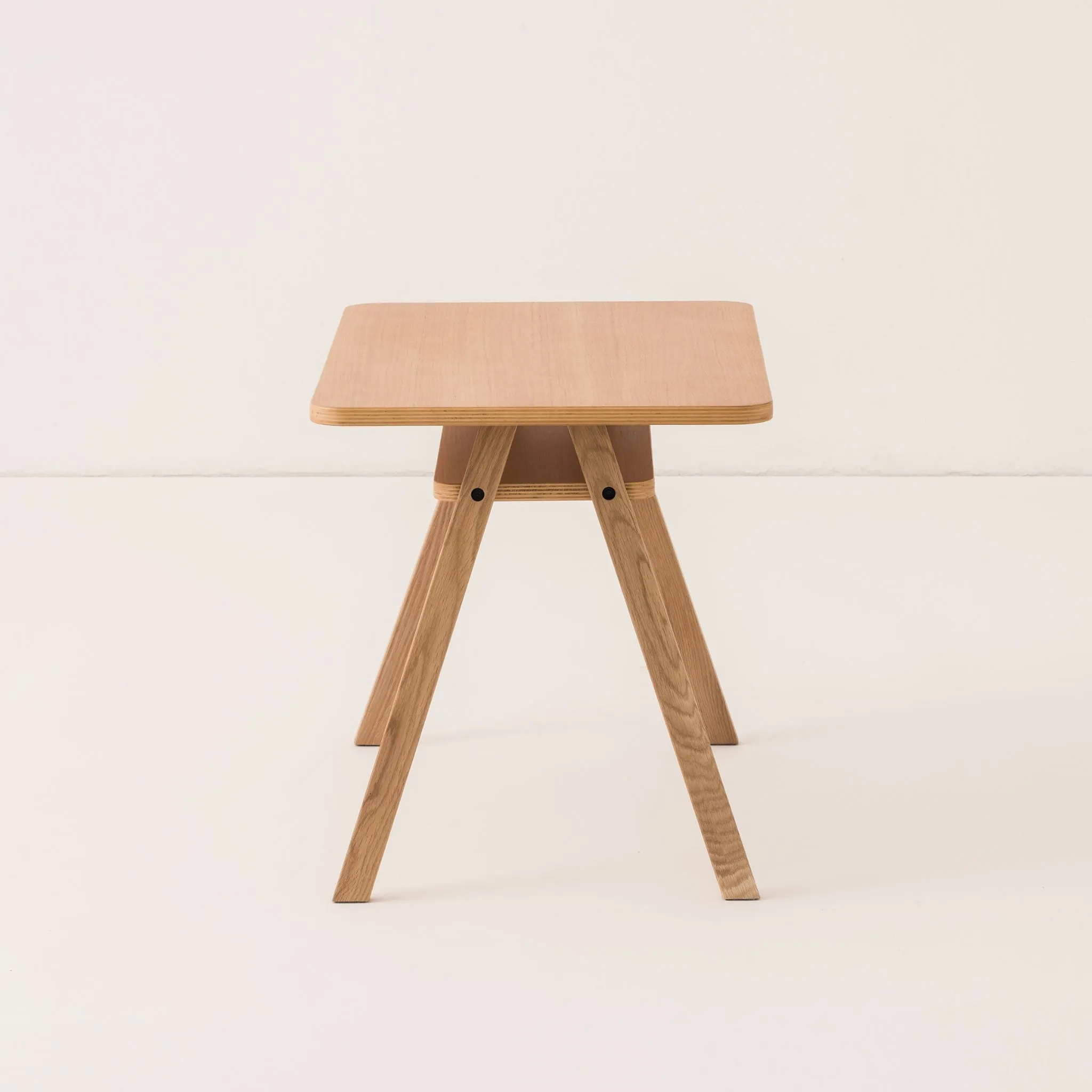 Nobodinoz Growing Green Solid Wood Table - Natural Oak