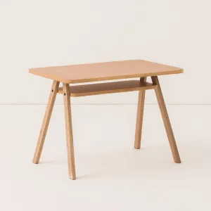 Nobodinoz Growing Green Solid Wood Table - Natural Oak
