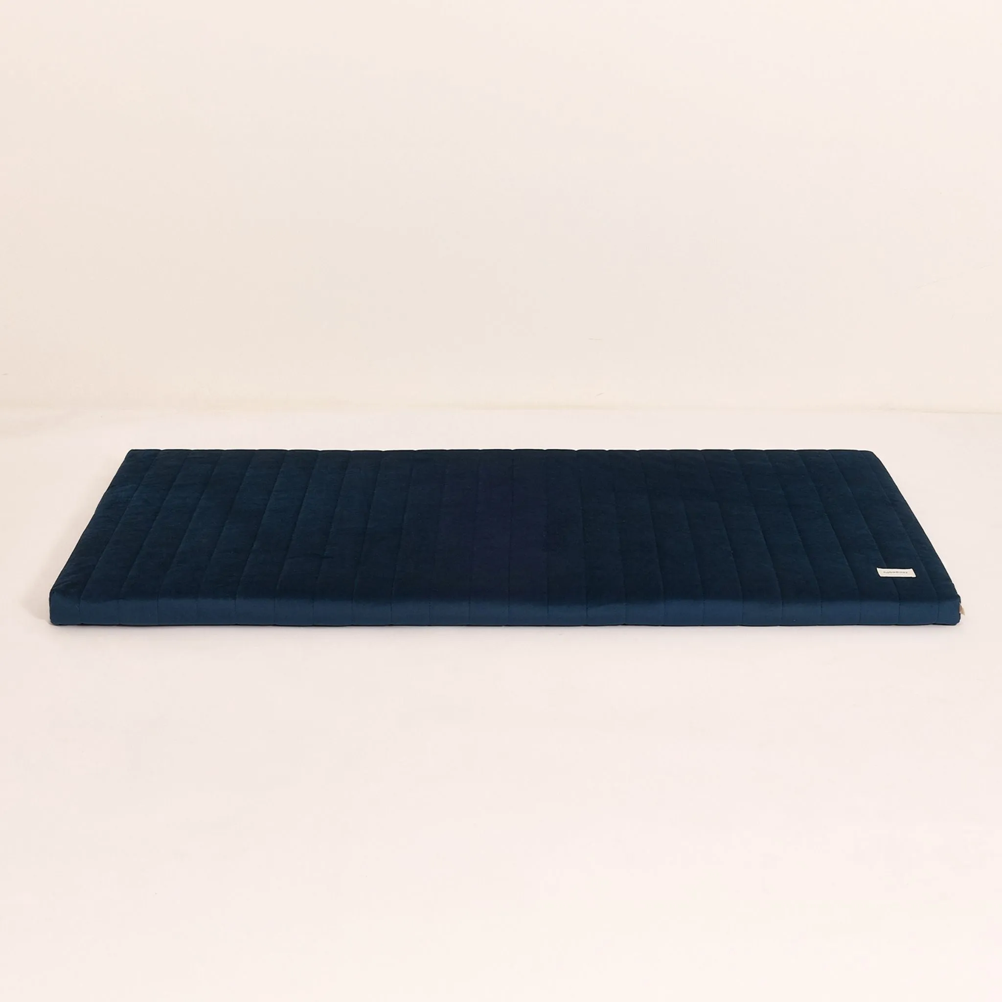 Nobodinoz Zanzibar Velvet Play Mattress - Night Blue