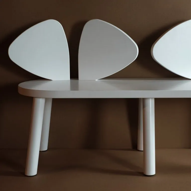Nofred Kids Mouse Bench - White