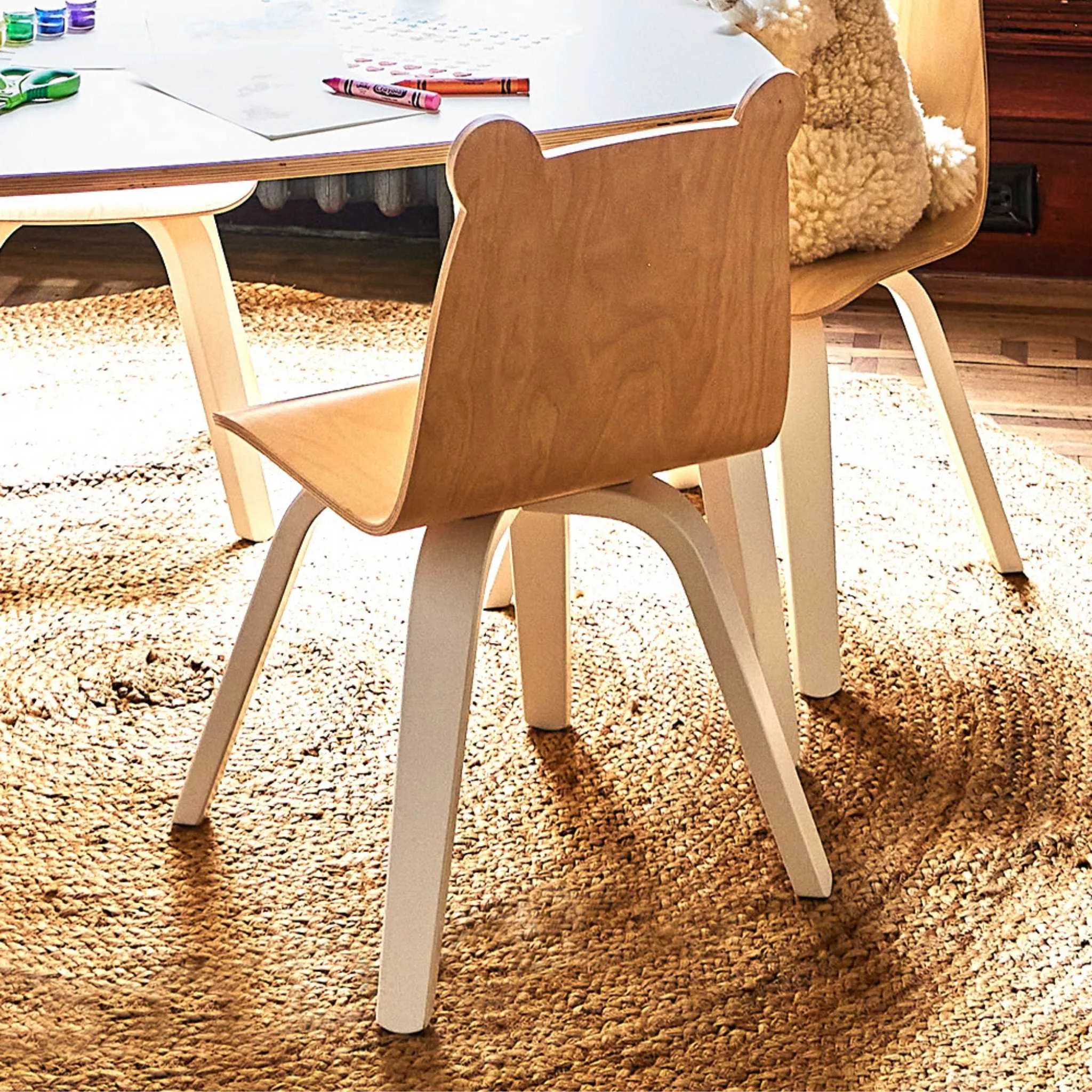 Oeuf NYC Bear Play Chair Set Of 2 - Birch