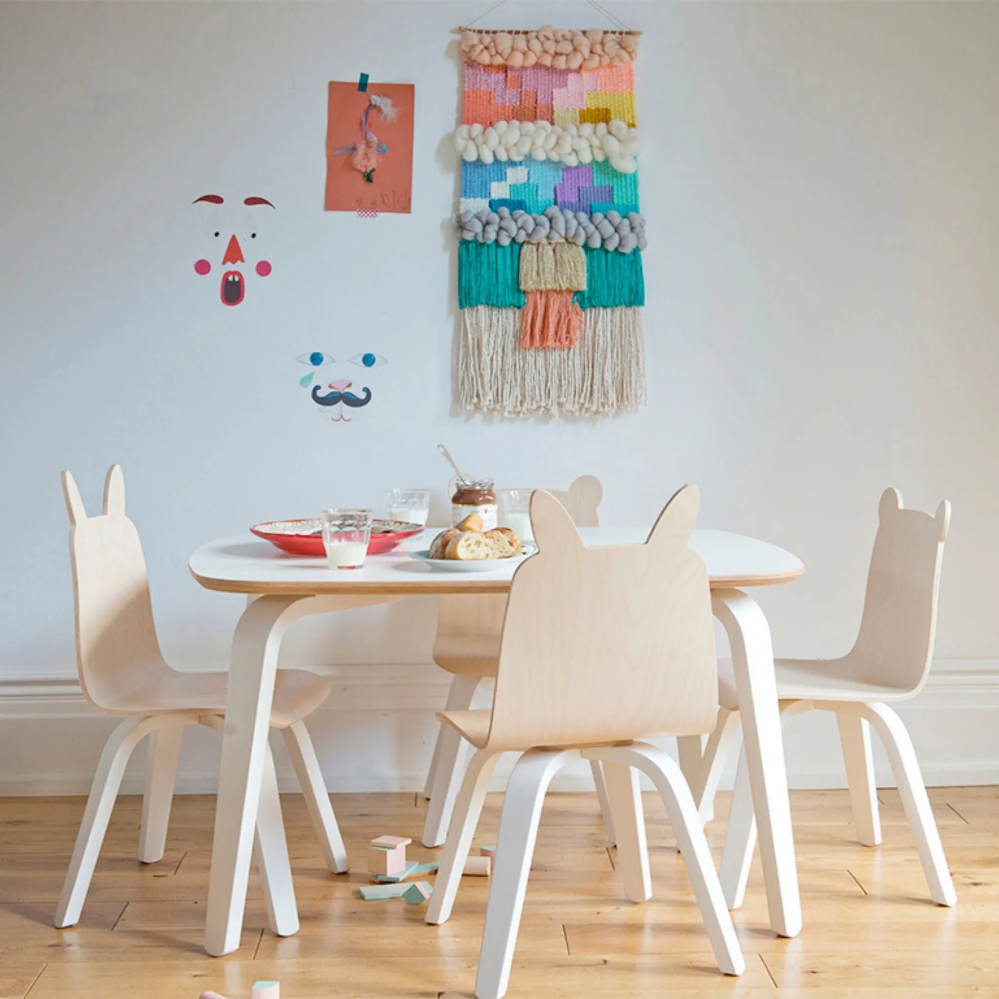 Oeuf NYC Bunny Play Chair Set Of 2 -  Birch