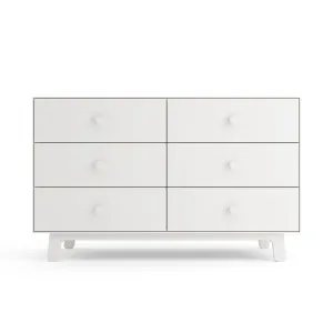 Oeuf NYC Merlin 6 Drawer Dresser Sparrow - White
