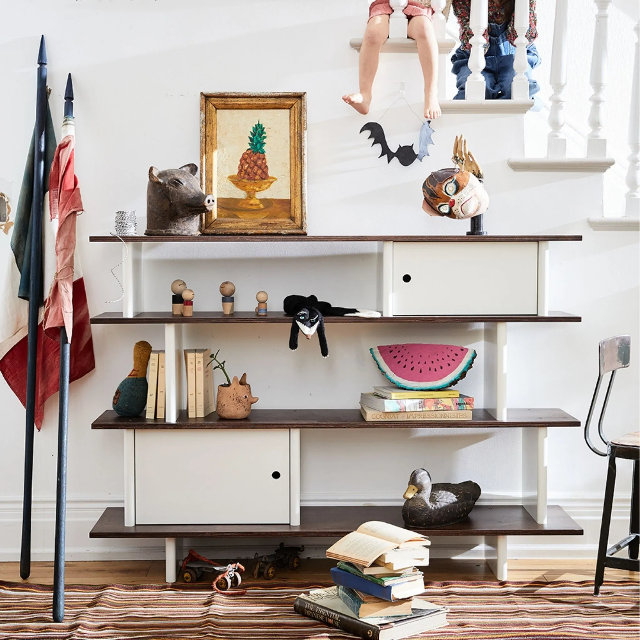 Oeuf NYC Mini Library - Walnut