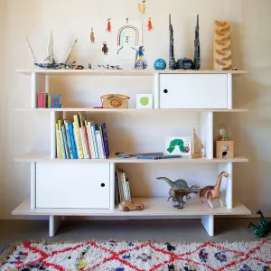 Oeuf NYC Mini Library - White/Birch