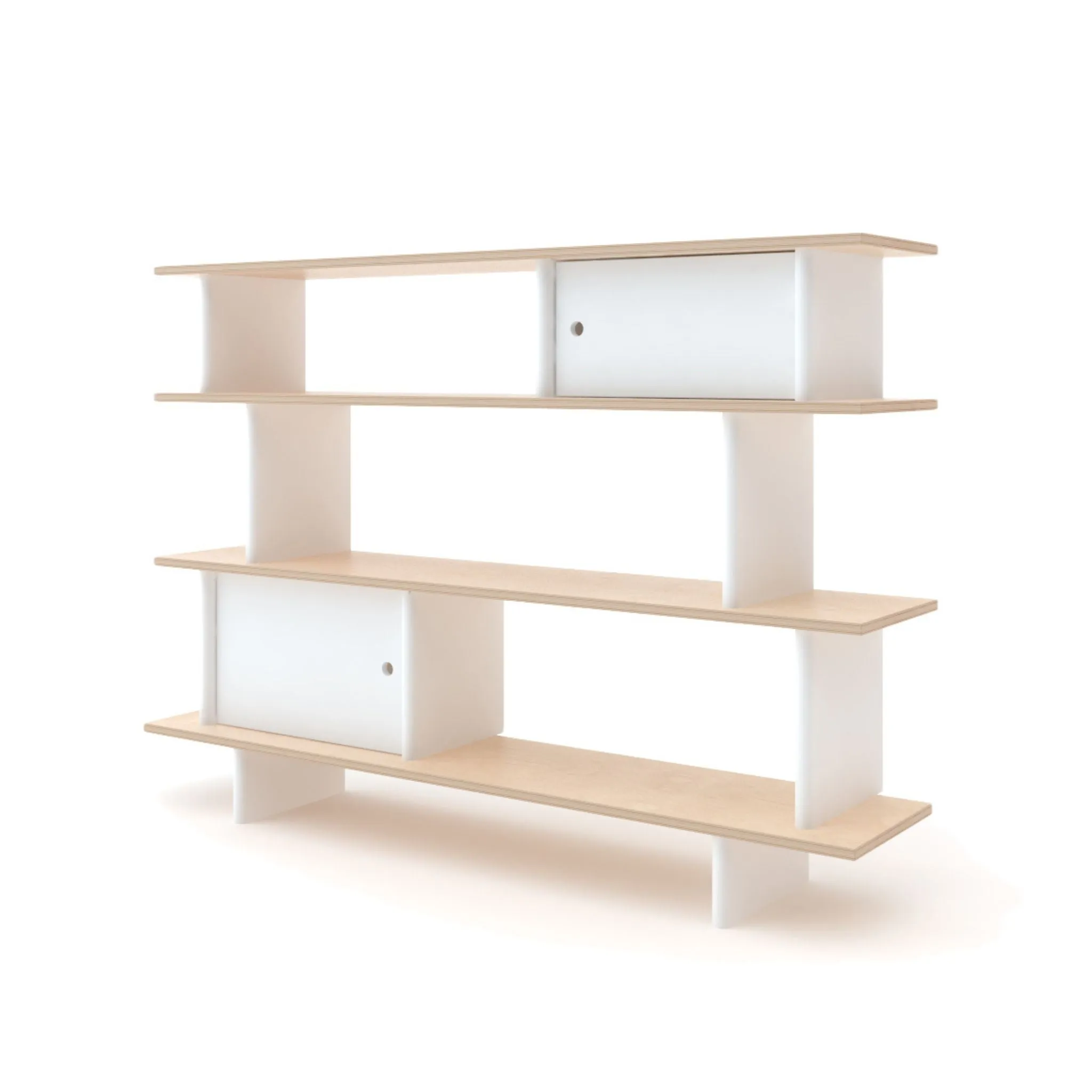 Oeuf NYC Mini Library - White/Birch