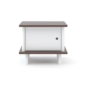 Oeuf NYC Modern Library Bedside Table - Walnut