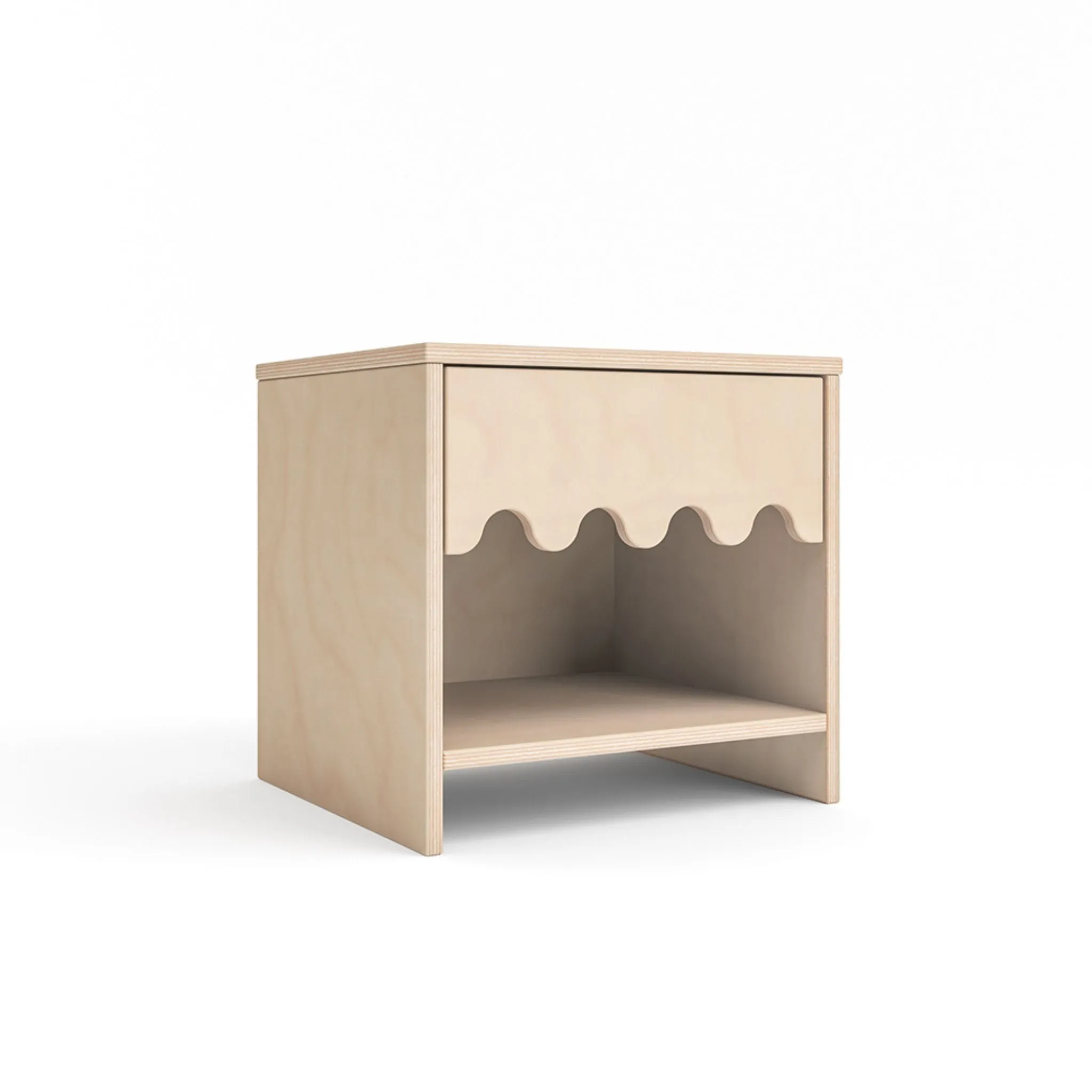 Oeuf NYC Moss Bedside Table - Birch