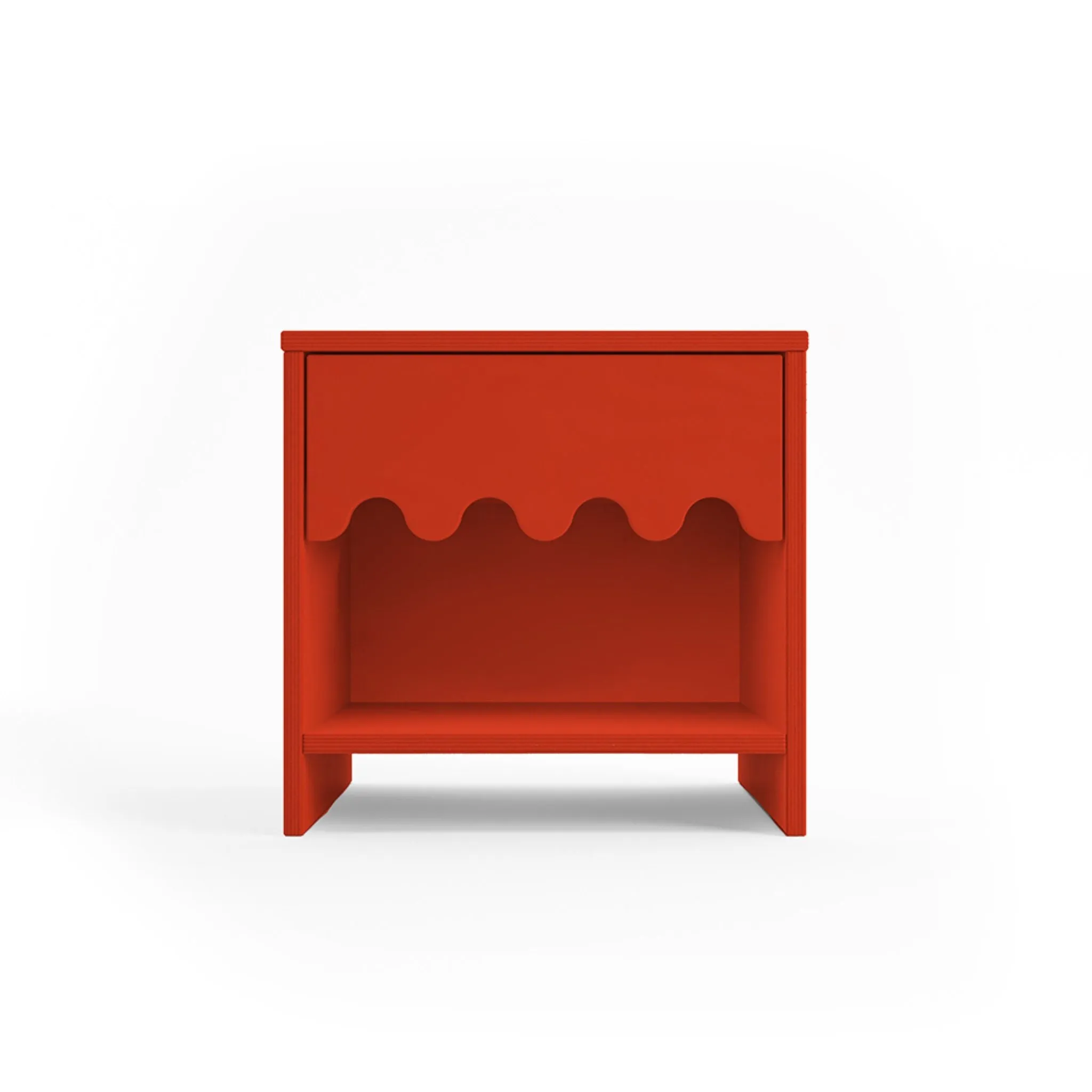 Oeuf NYC Moss Bedside Table - Tomato