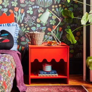 Oeuf NYC Moss Bedside Table - Tomato