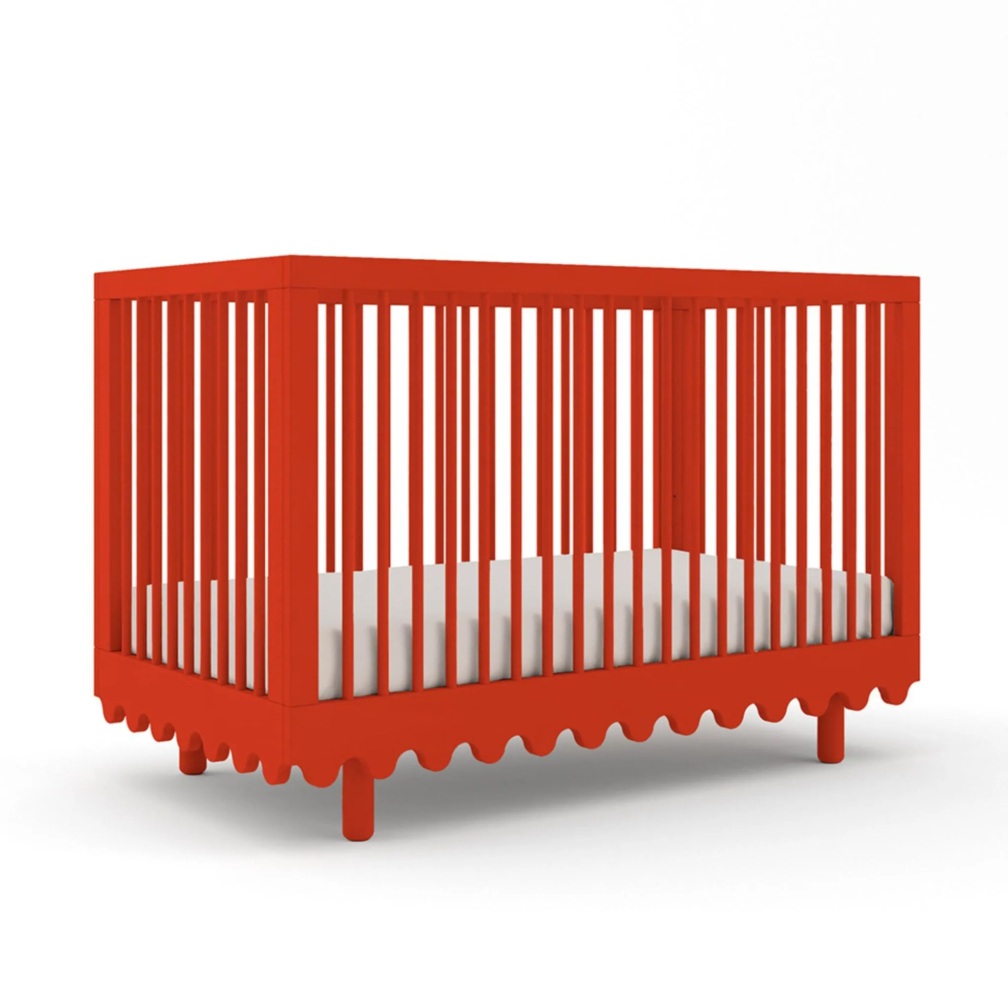 Oeuf NYC Moss Cot Bed - Tomato