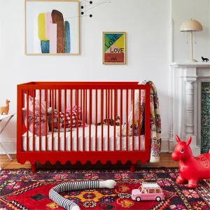 Oeuf NYC Moss Cot Bed - Tomato