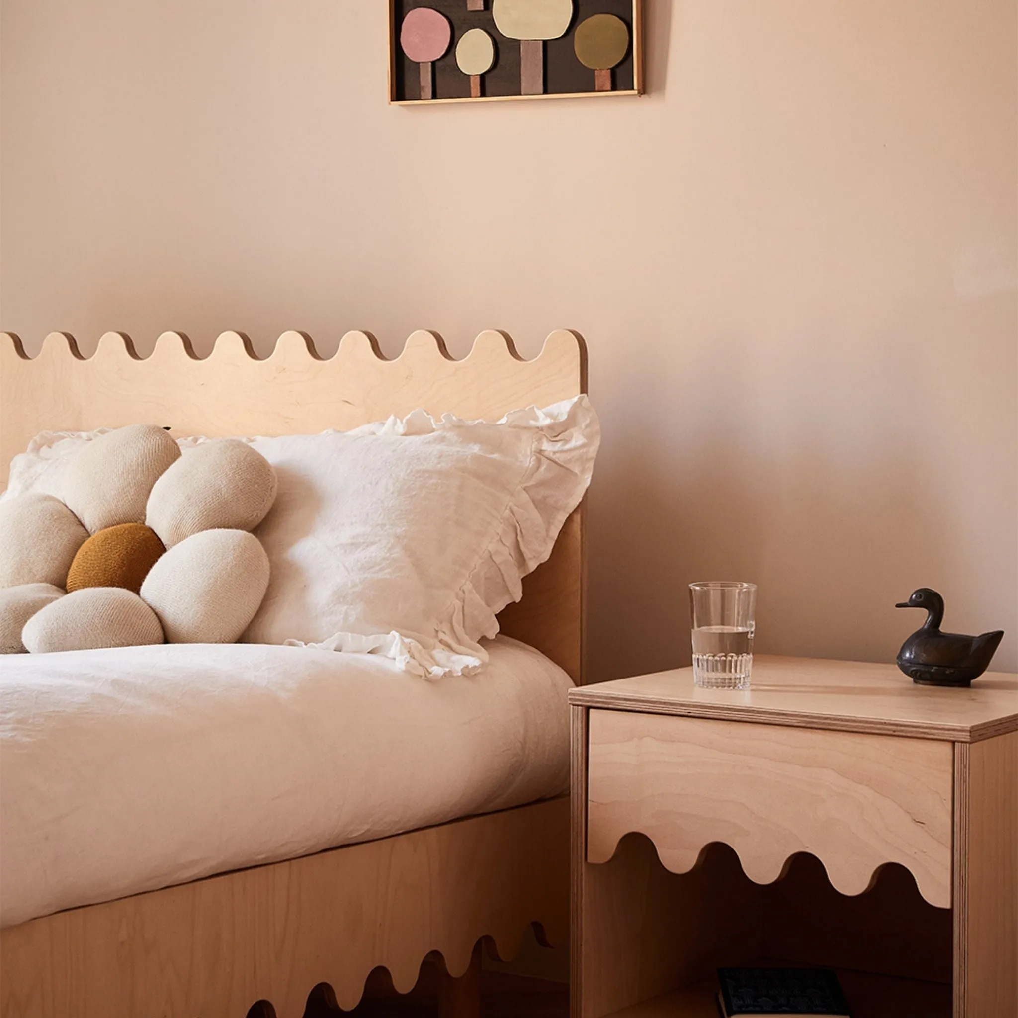 Oeuf NYC Moss Single Bed - Birch