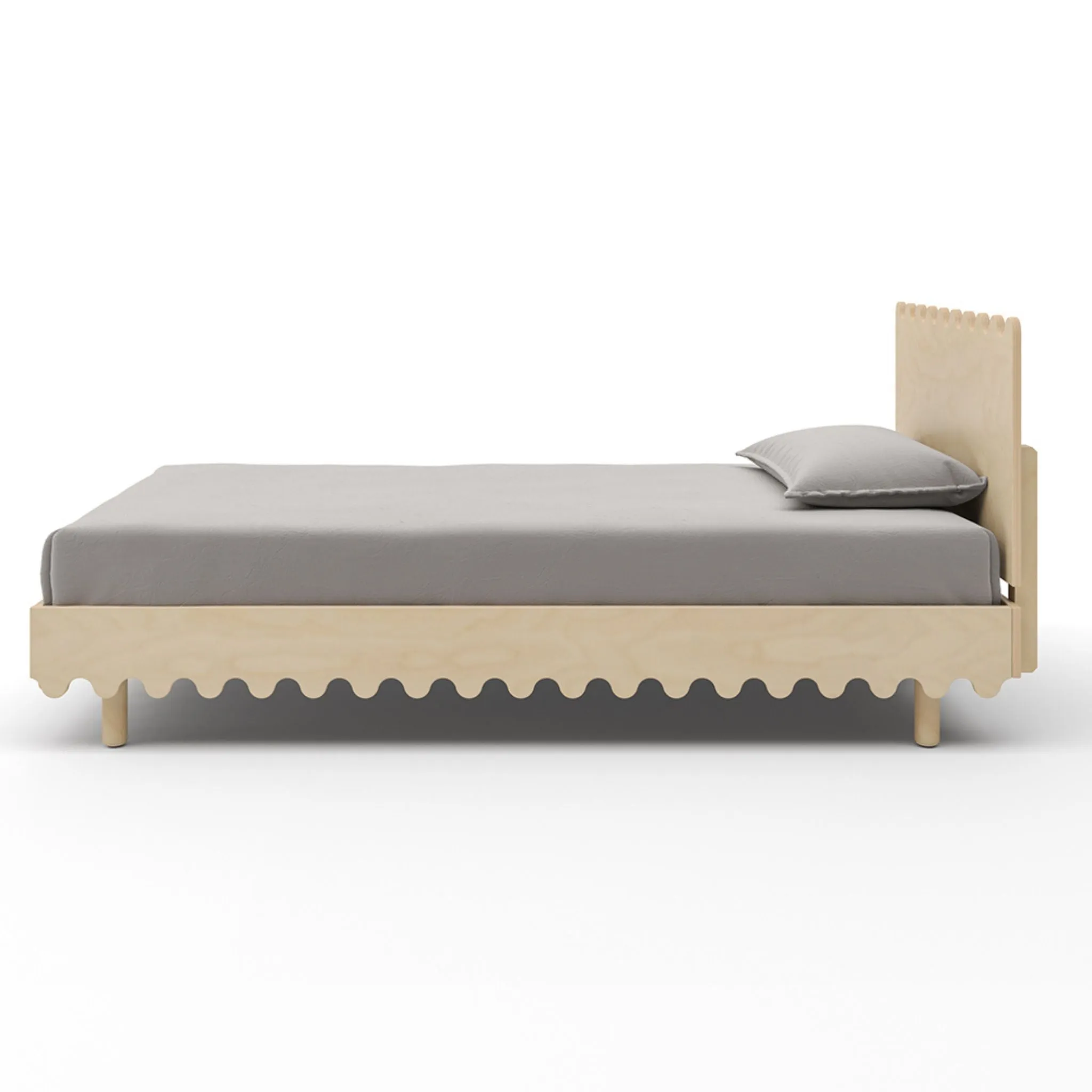 Oeuf NYC Moss Single Bed - Birch