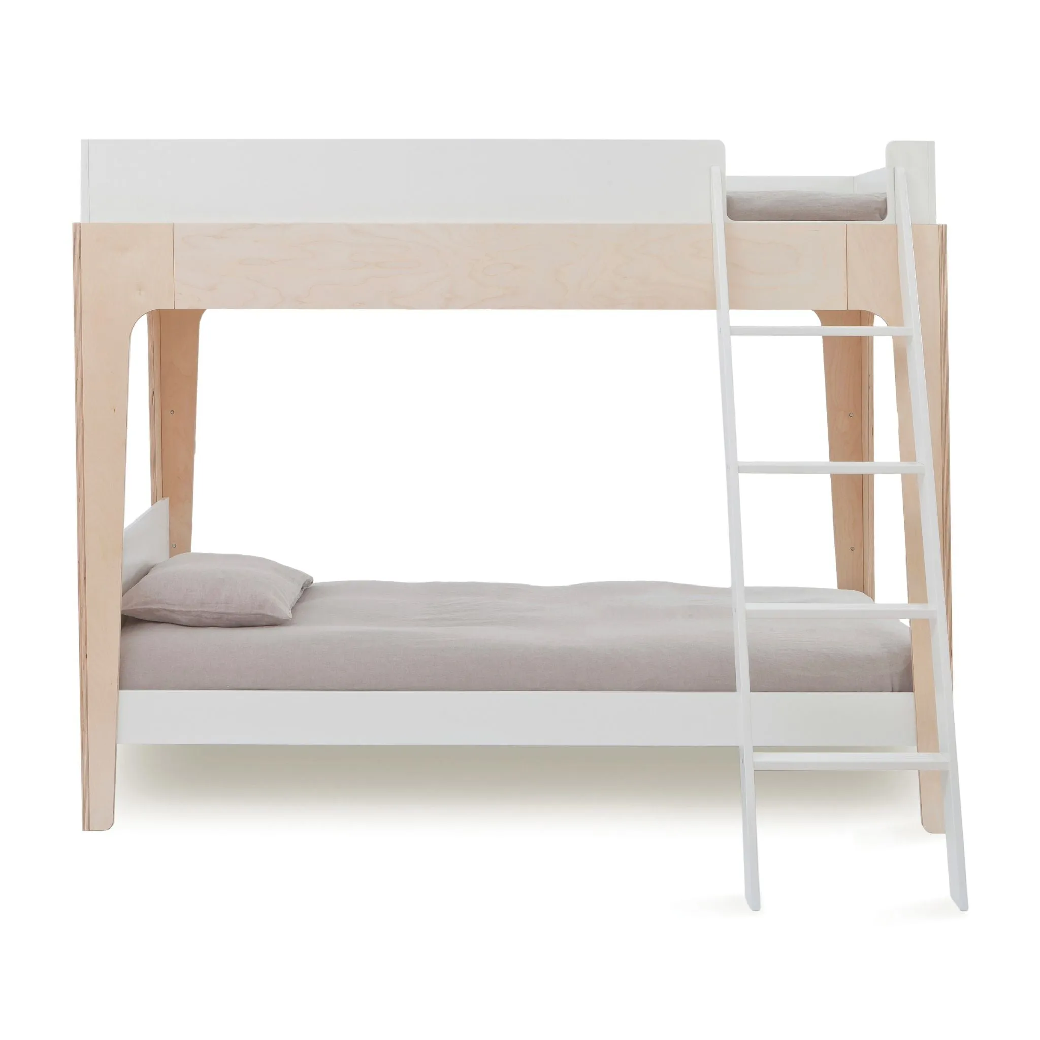 Oeuf NYC Perch Bunk Bed - White/Birch