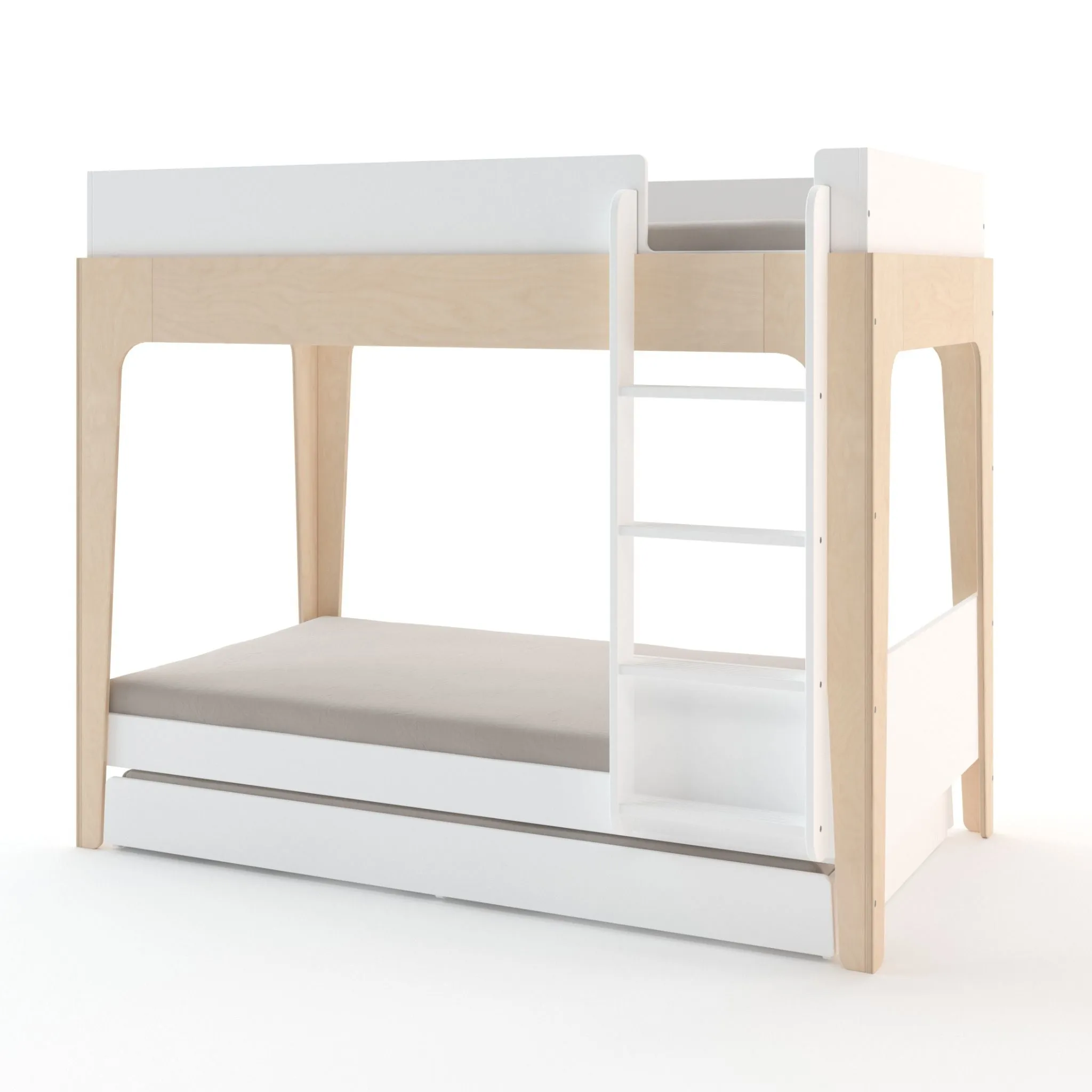 Oeuf NYC Perch Trundle Bed/Ladder Conversion Kit - White