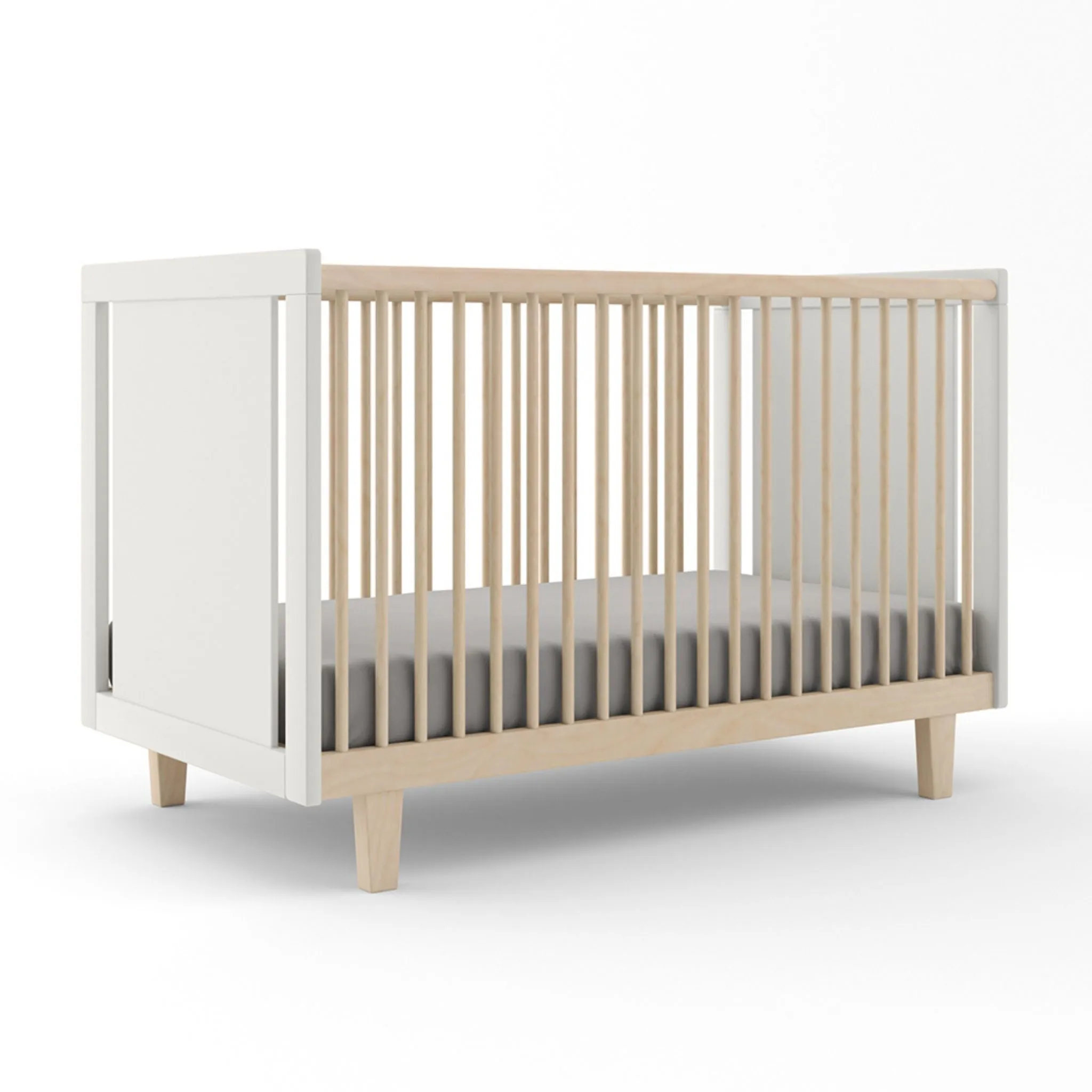 Oeuf NYC Rhea Cot Bed - White/Birch