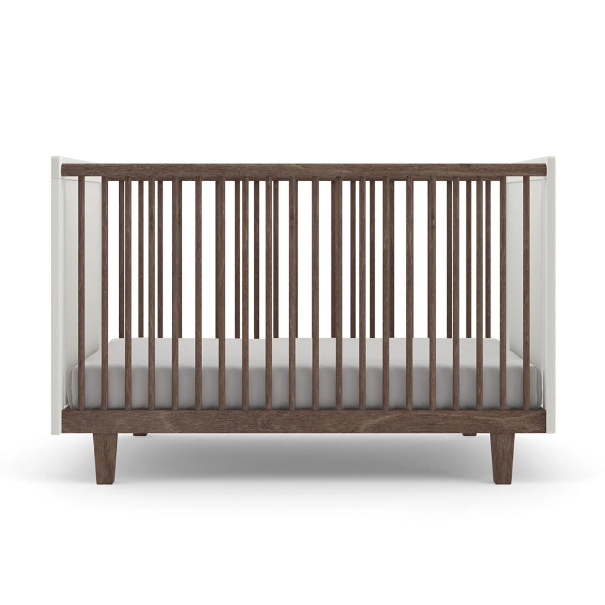 Oeuf NYC Rhea Cot Bed - White/Walnut