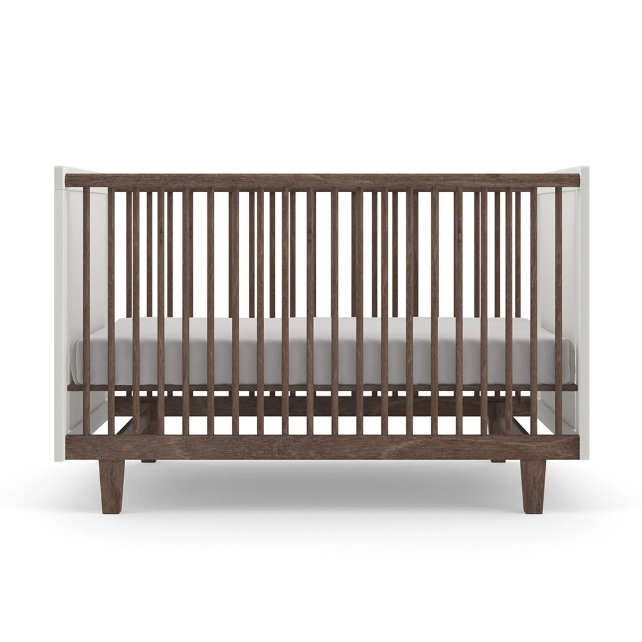 Oeuf NYC Rhea Cot Bed - White/Walnut