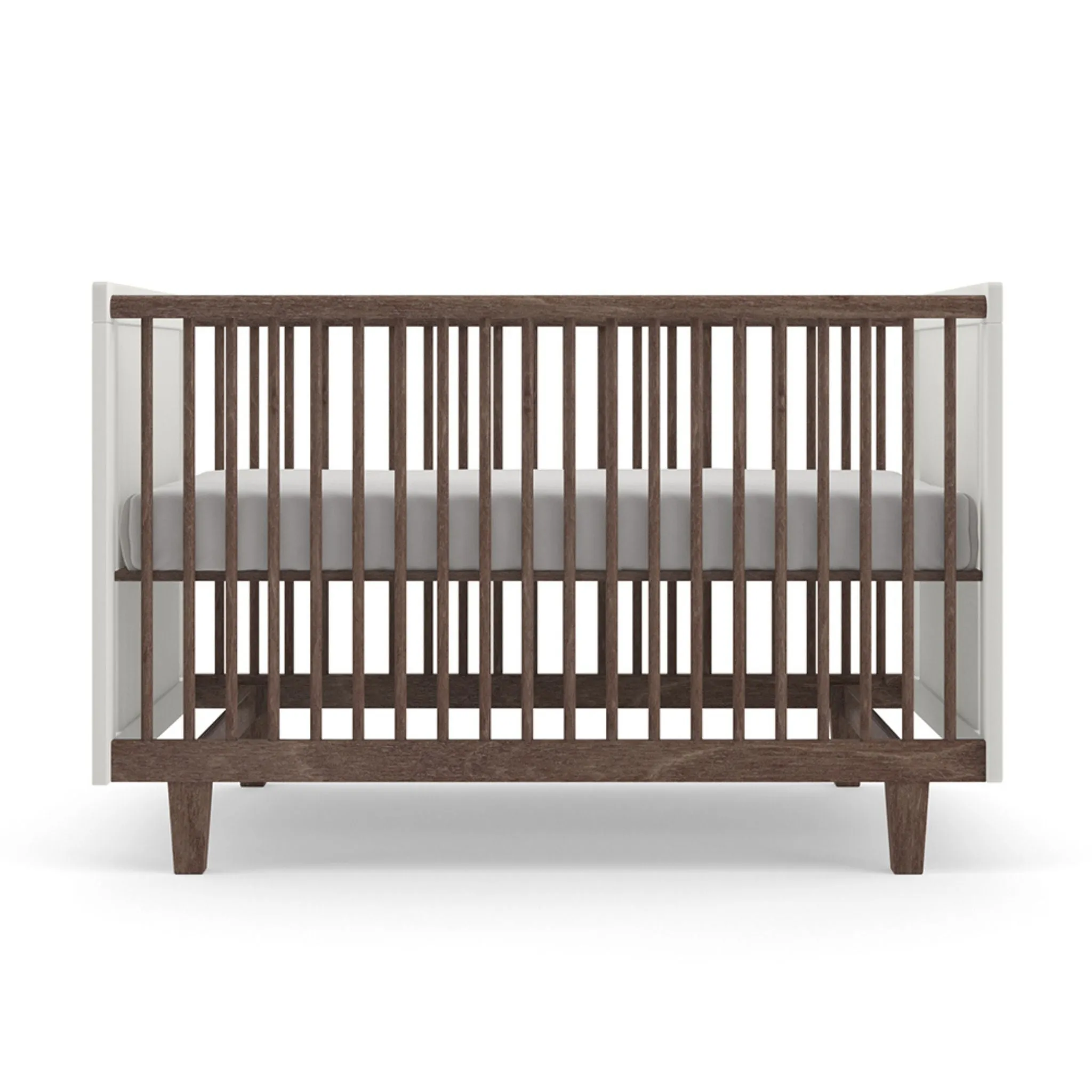 Oeuf NYC Rhea Cot Bed - White/Walnut