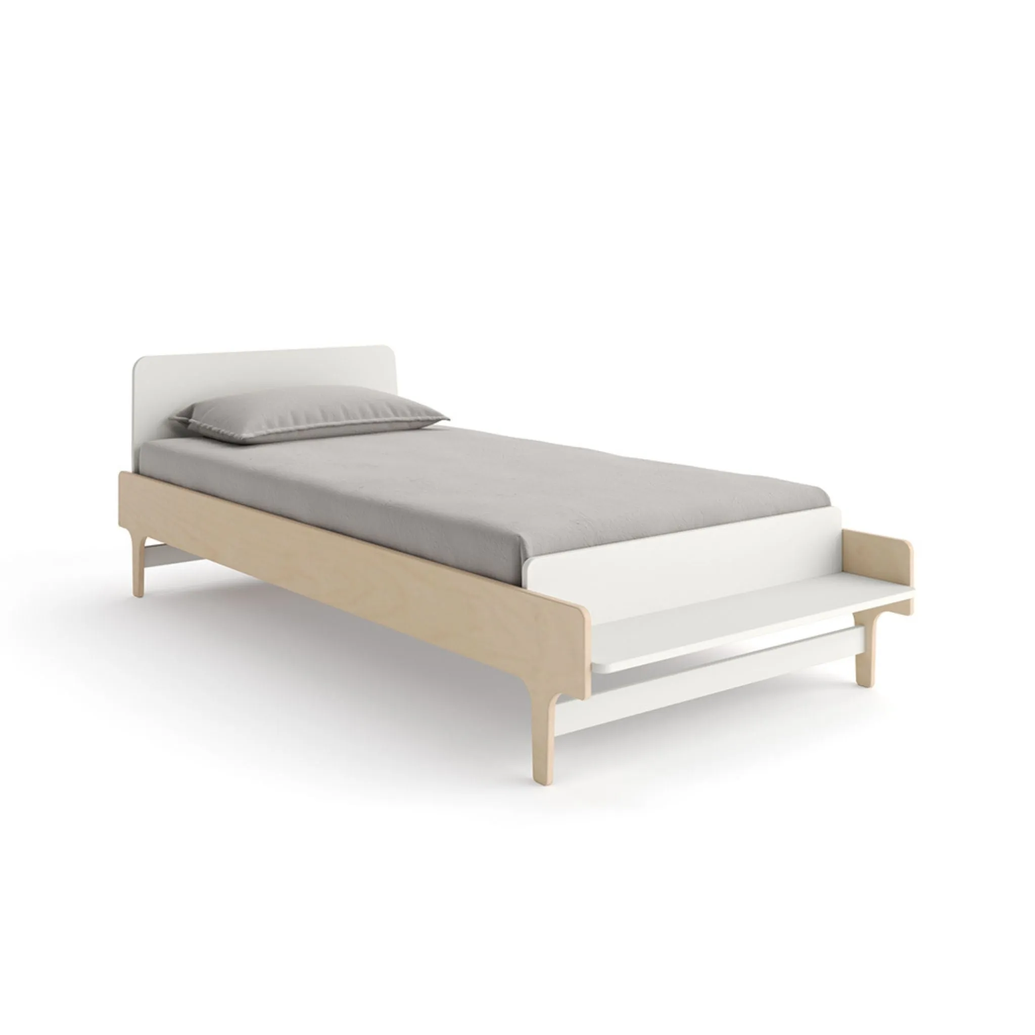 Oeuf NYC River Single Bed - White/Birch