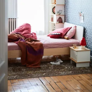 Oeuf NYC River Single Bed - White/Birch