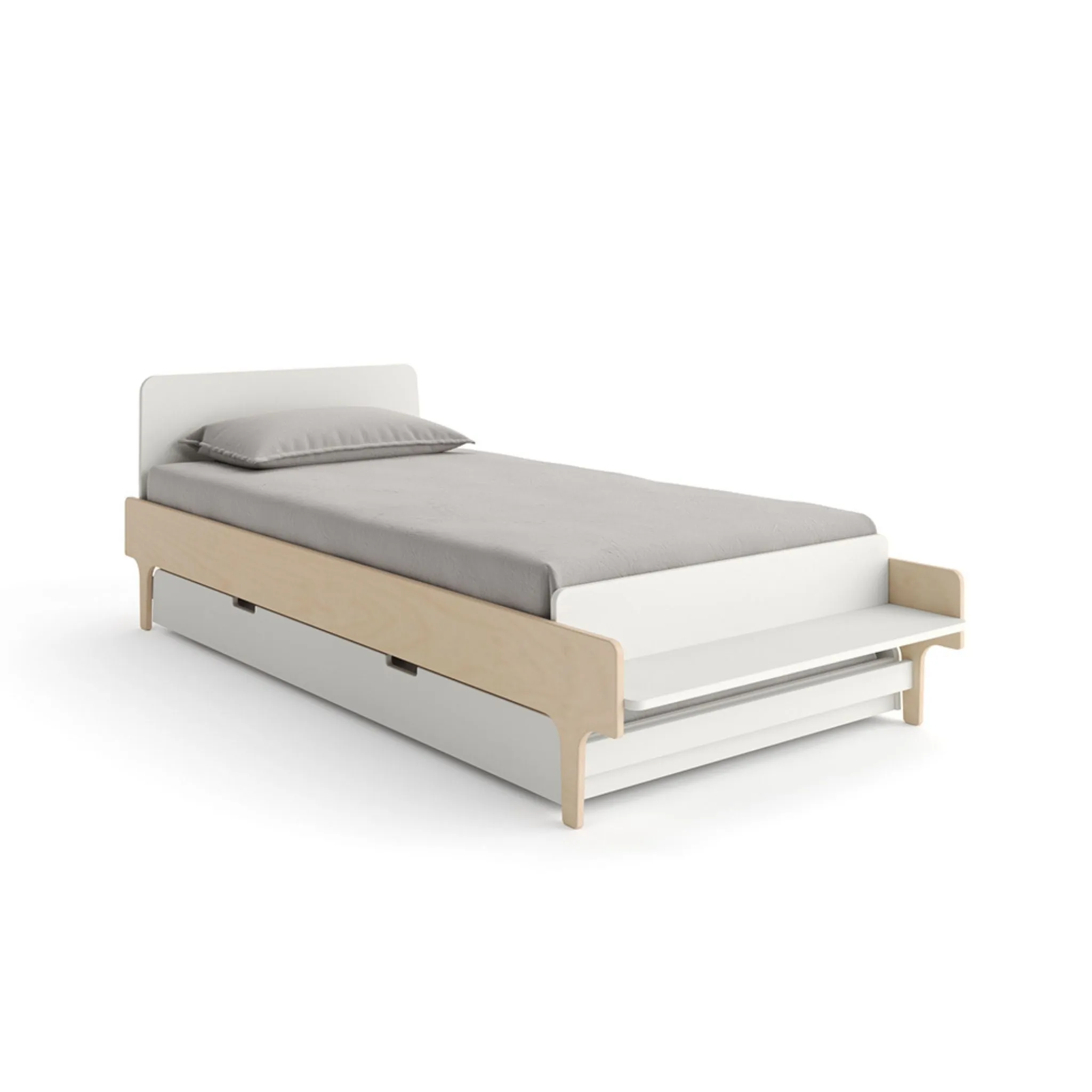 Oeuf NYC River Single Bed - White/Birch