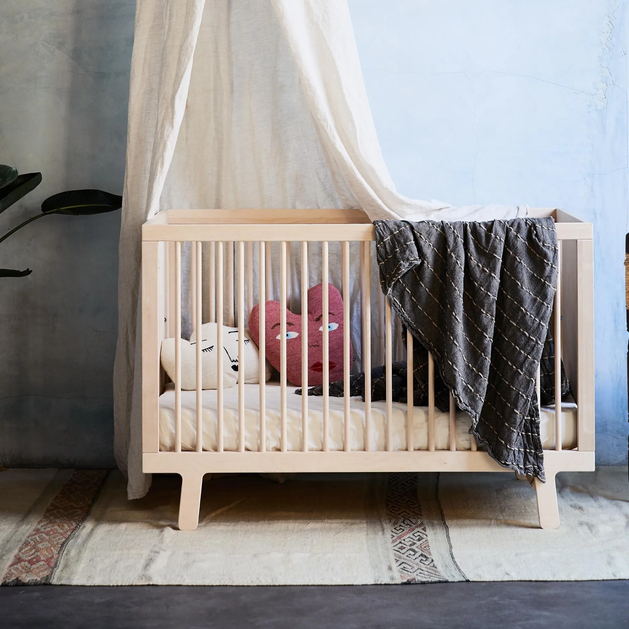 Oeuf NYC Sparrow Cot Bed - Birch