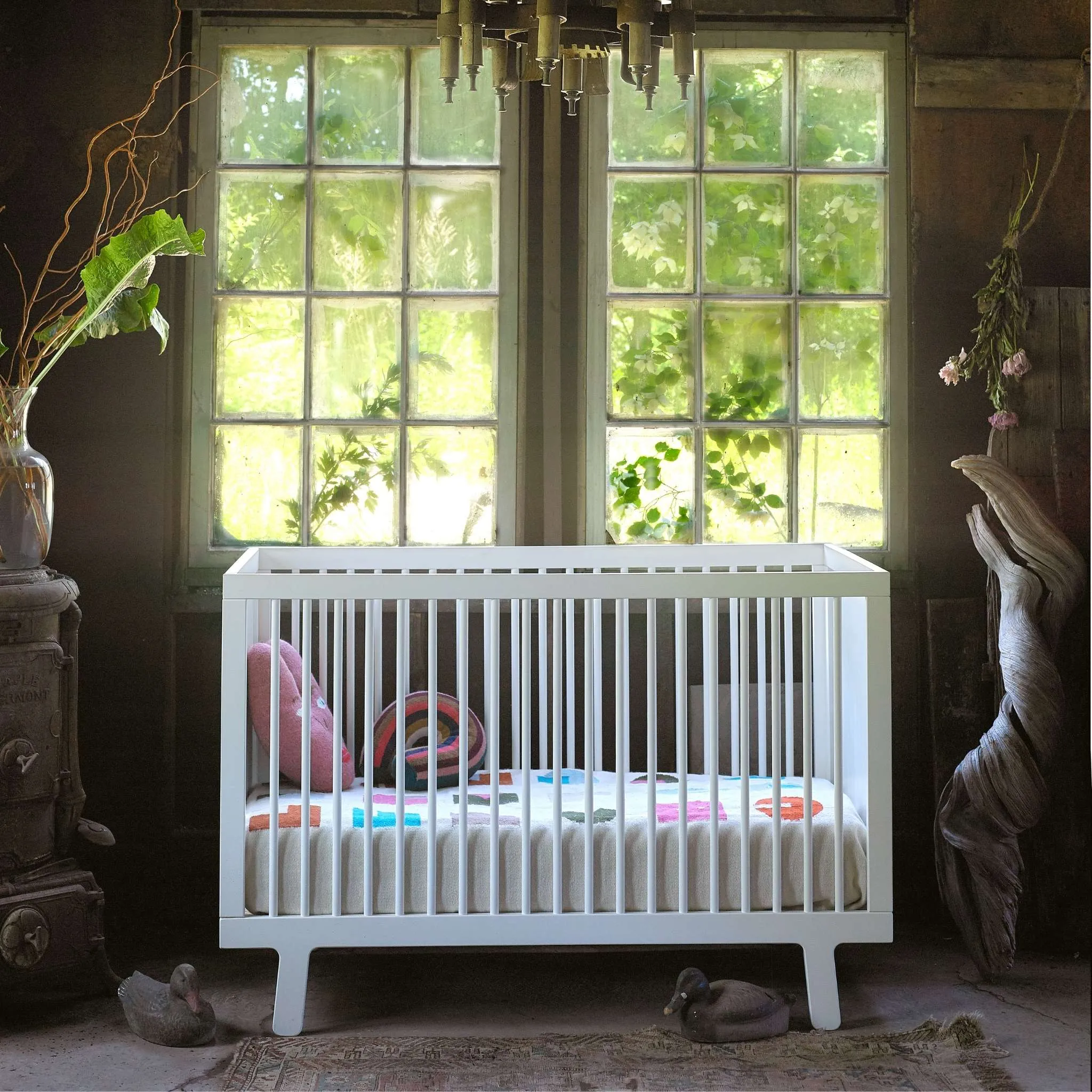 Oeuf NYC Sparrow Cot Bed - White