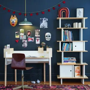 Oeuf NYC Vertical Mini Library - White/Birch