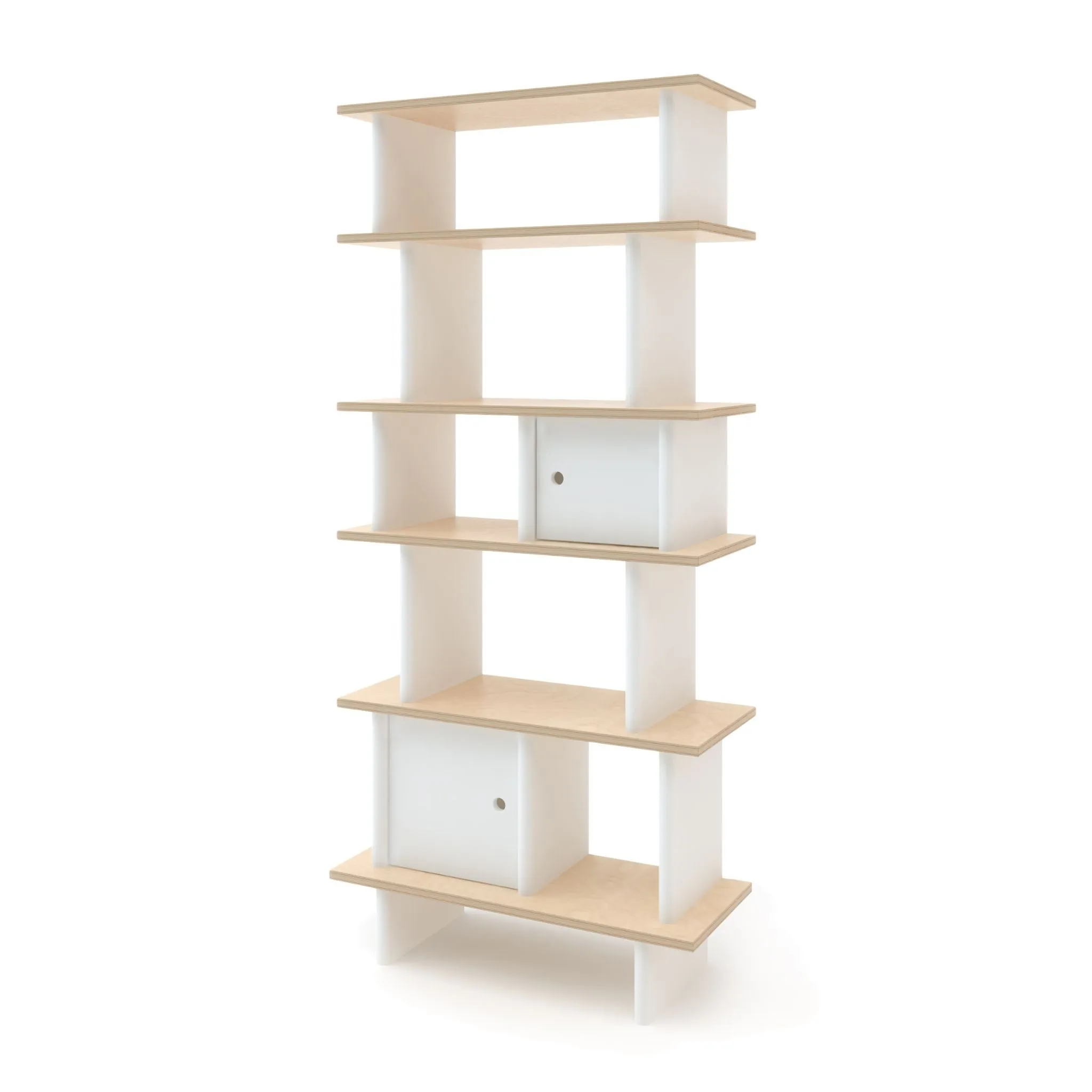 Oeuf NYC Vertical Mini Library - White/Birch