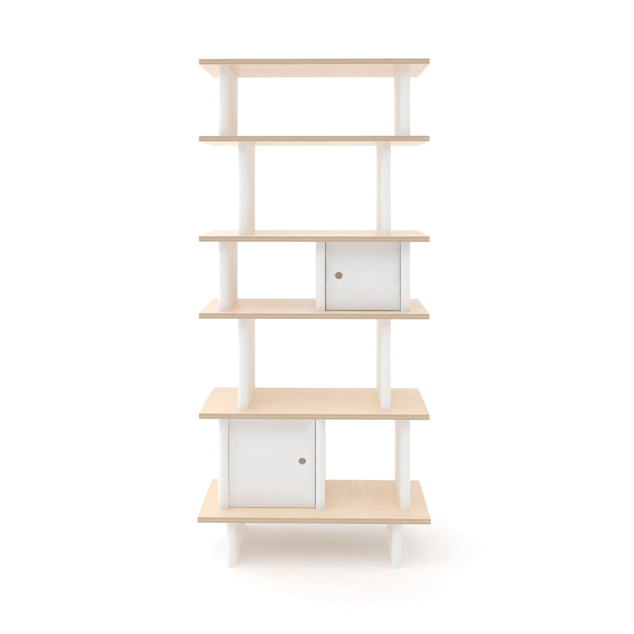 Oeuf NYC Vertical Mini Library - White/Birch