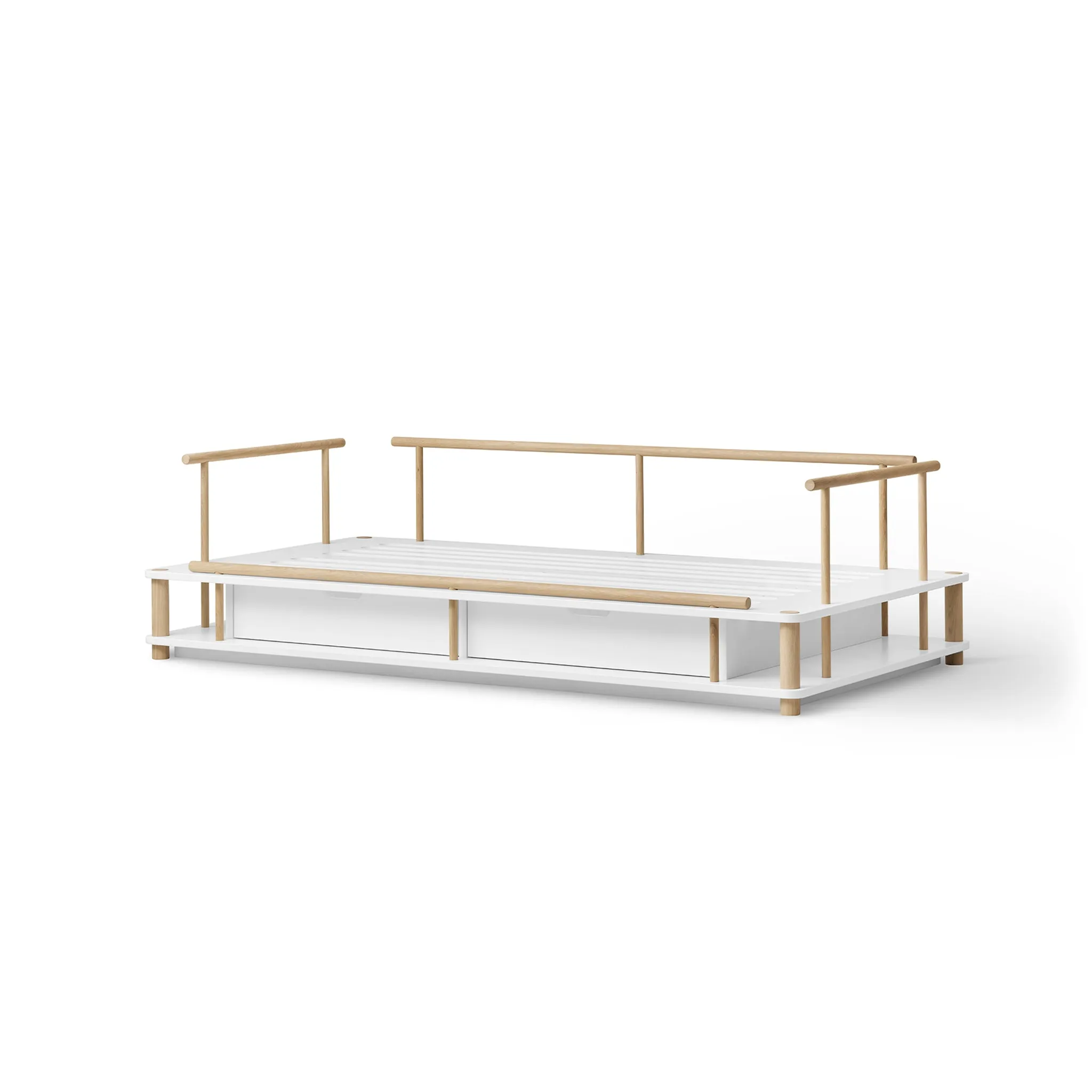 Oliver Furniture Camp Day Bed - White & Oak