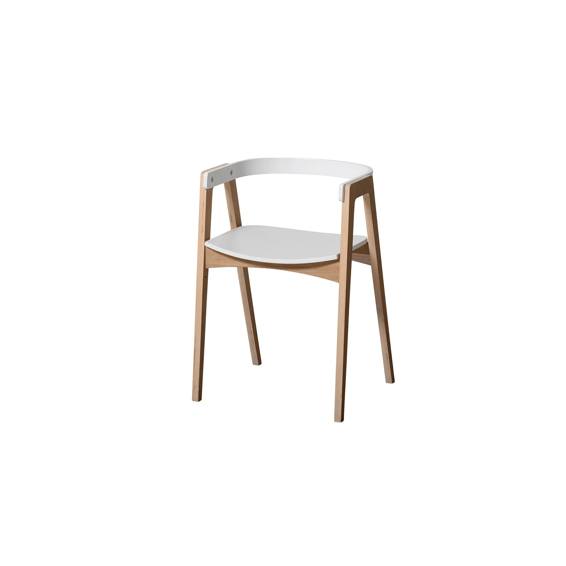 Oliver Furniture Children's Adjustable Wood Chair - White/Oak