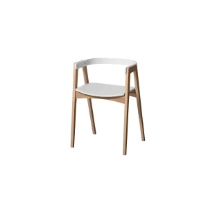 Oliver Furniture Children's Adjustable Wood Chair - White/Oak
