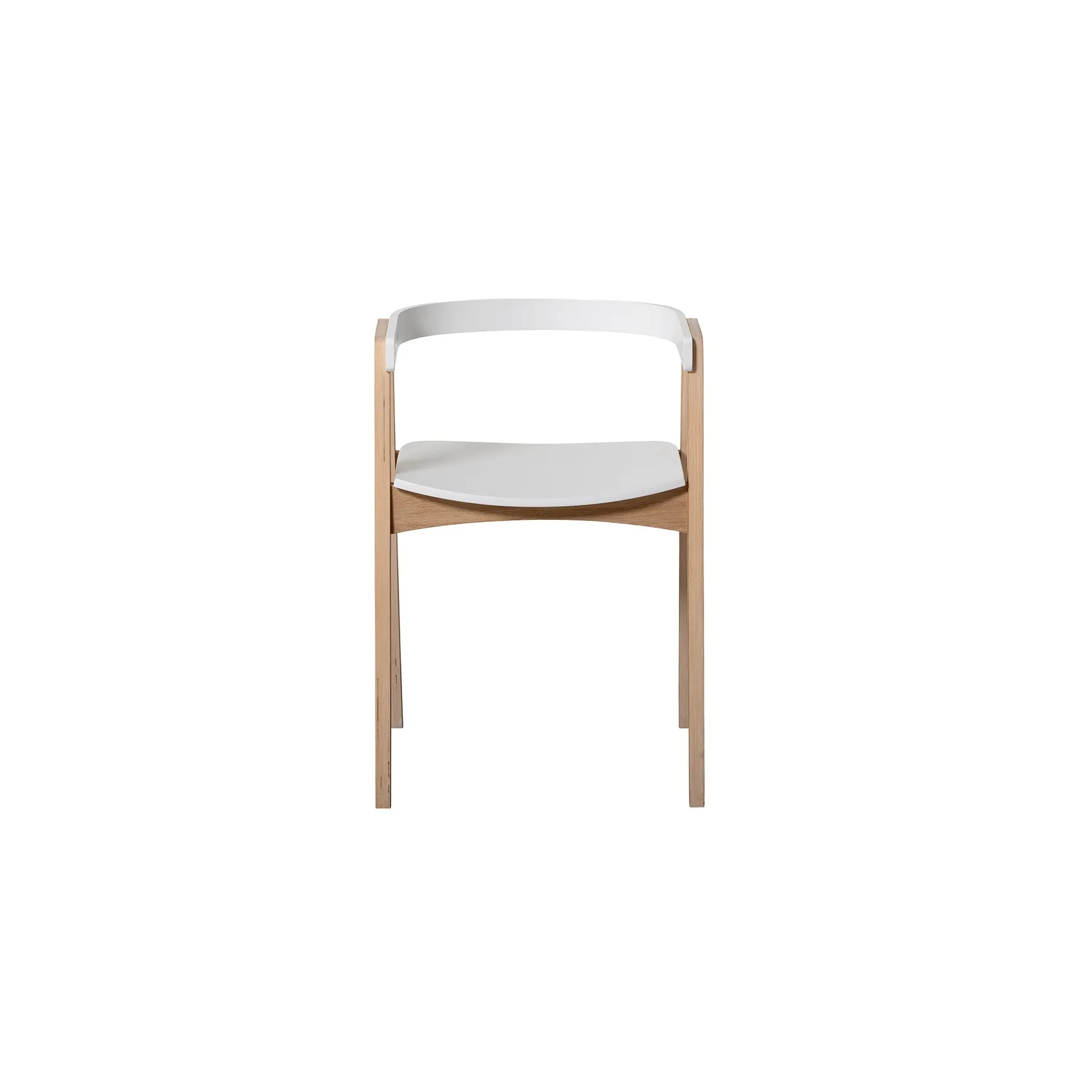Oliver Furniture Children's Adjustable Wood Chair - White/Oak