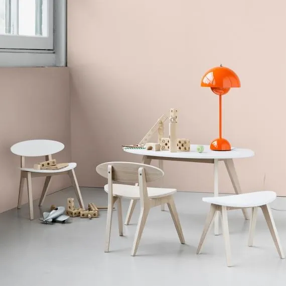 Oliver Furniture PingPong Kids Table - White & Oak