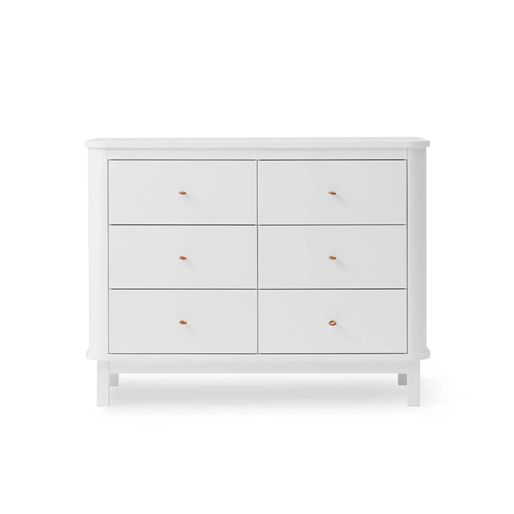 Oliver Furniture Wood 6 Drawer Dresser - White