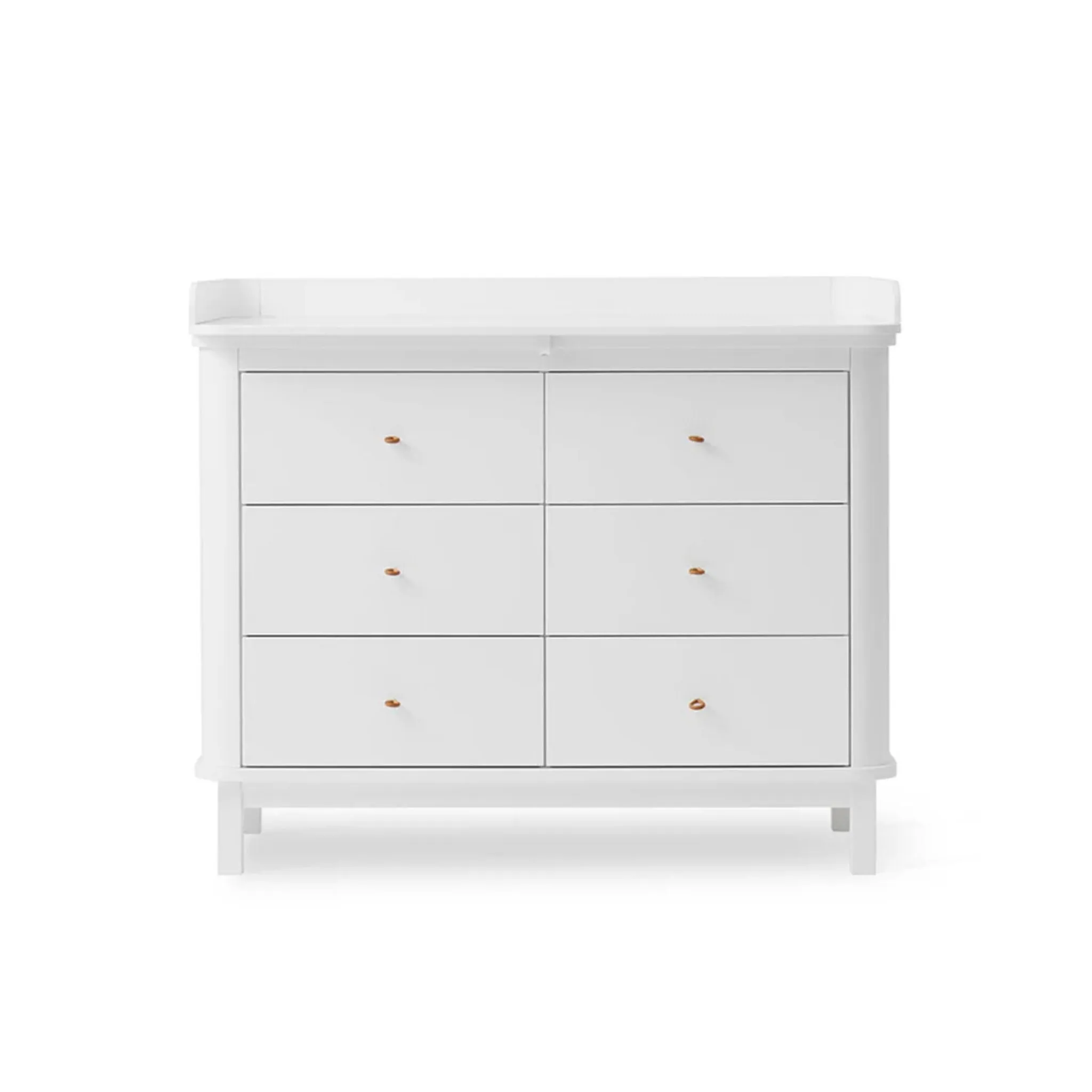 Oliver Furniture Wood 6 Drawer Nursery Dresser - White