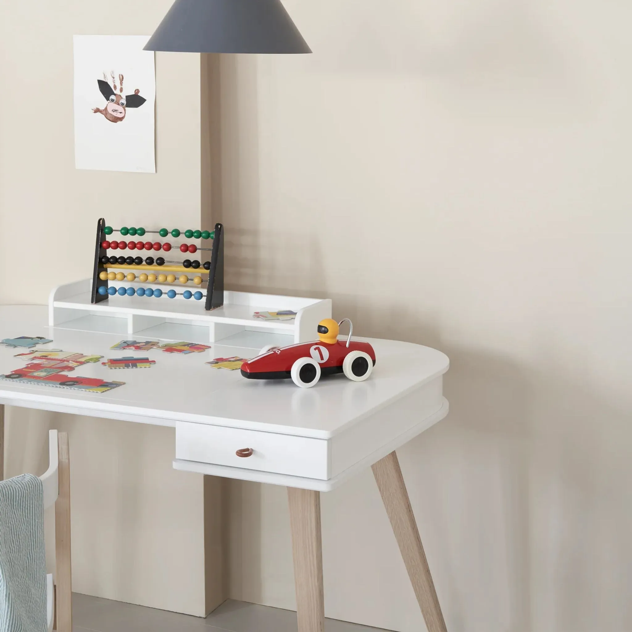 Oliver Furniture Wood Children's Desk - White/Oak