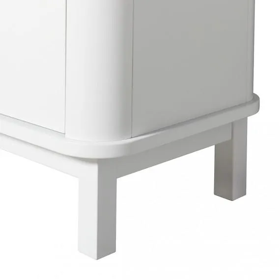 Oliver Furniture Wood Multi Cupboard 3 Doors - White