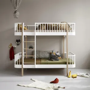 Oliver Furniture Wood Original Bunk Bed - White/Oak