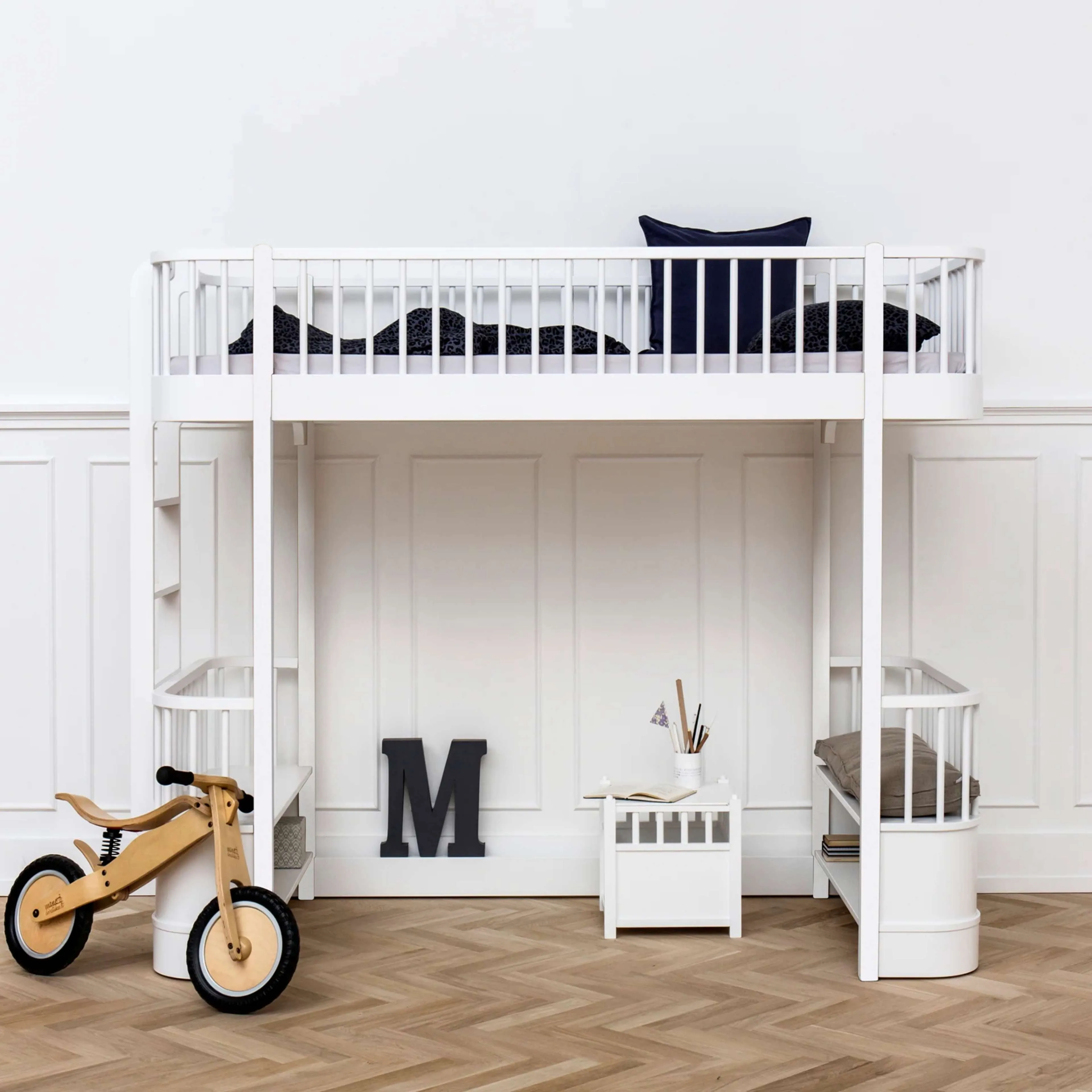 Oliver Furniture Wood Original Loft Bed - White