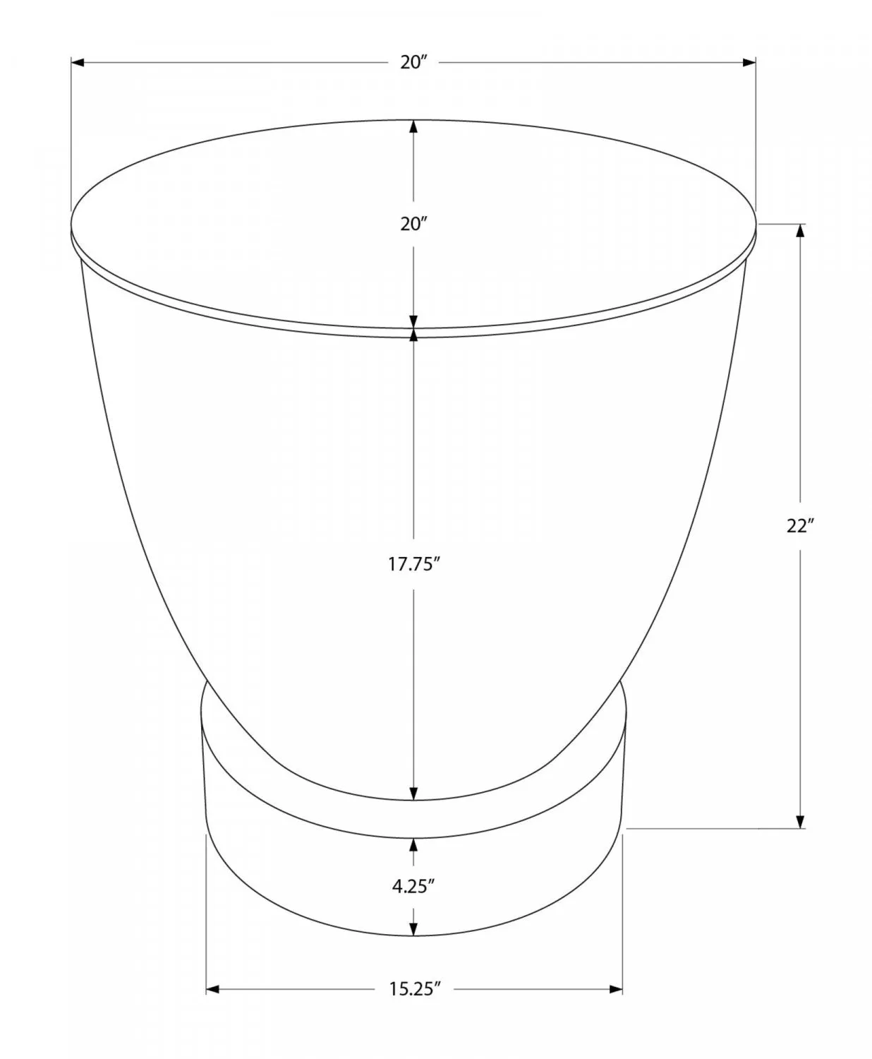 Ostra Side Table - Chrome