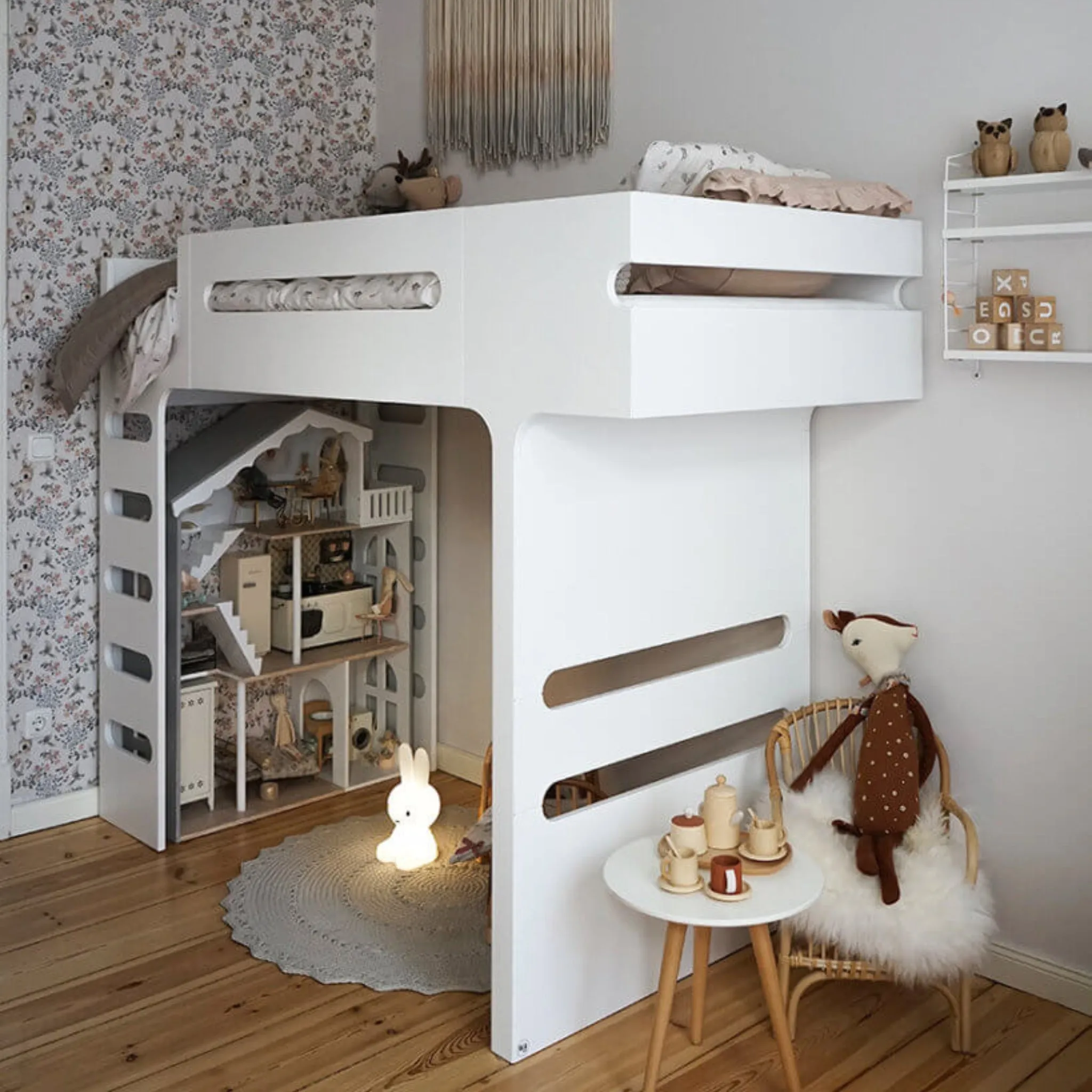 Rafa Kids F Bunk Bed - White